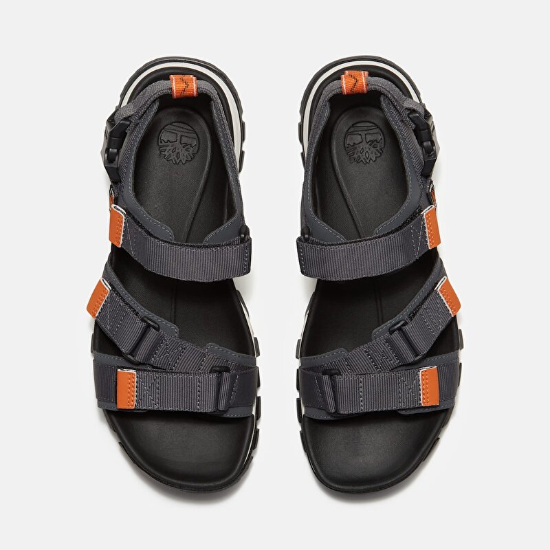 Erkek Gri Garrison Trail Arkadan Bantlı Sandalet