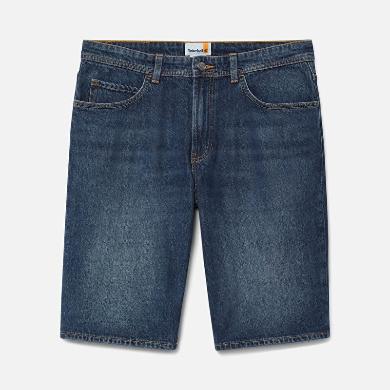 Erkek Mavi Denim Şort