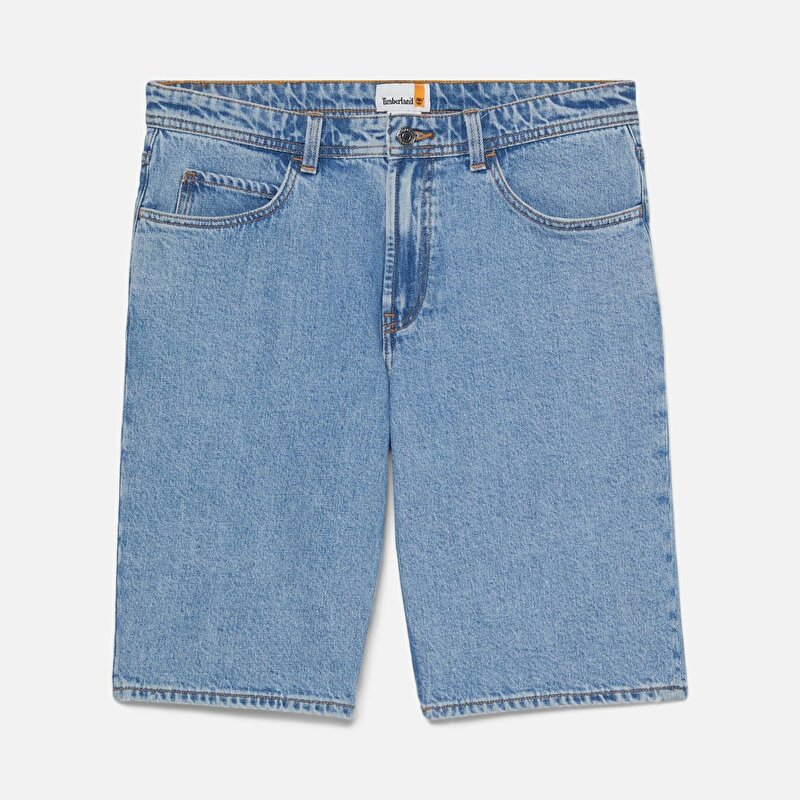 Erkek Açık Mavi Denim Şort
