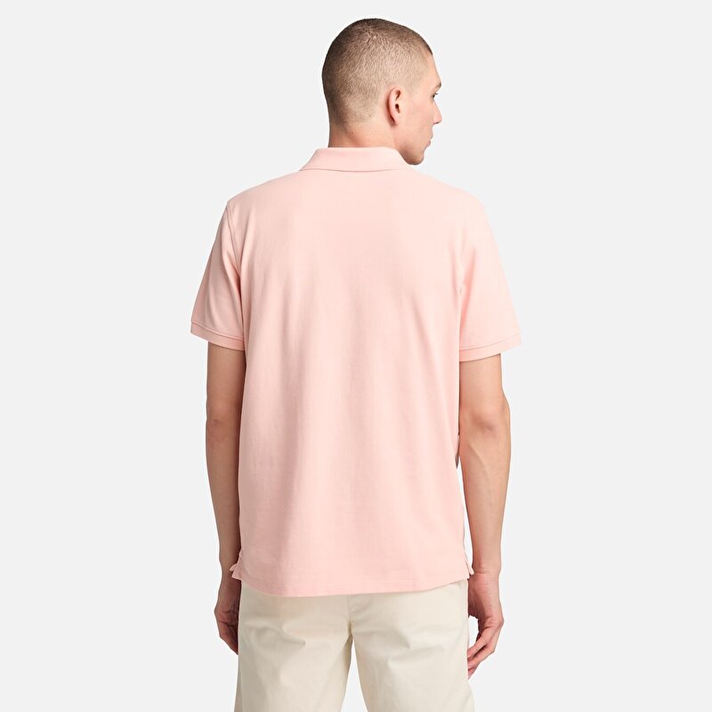 Erkek Açık Pembe Millers River Pique Polo Yaka Tişört