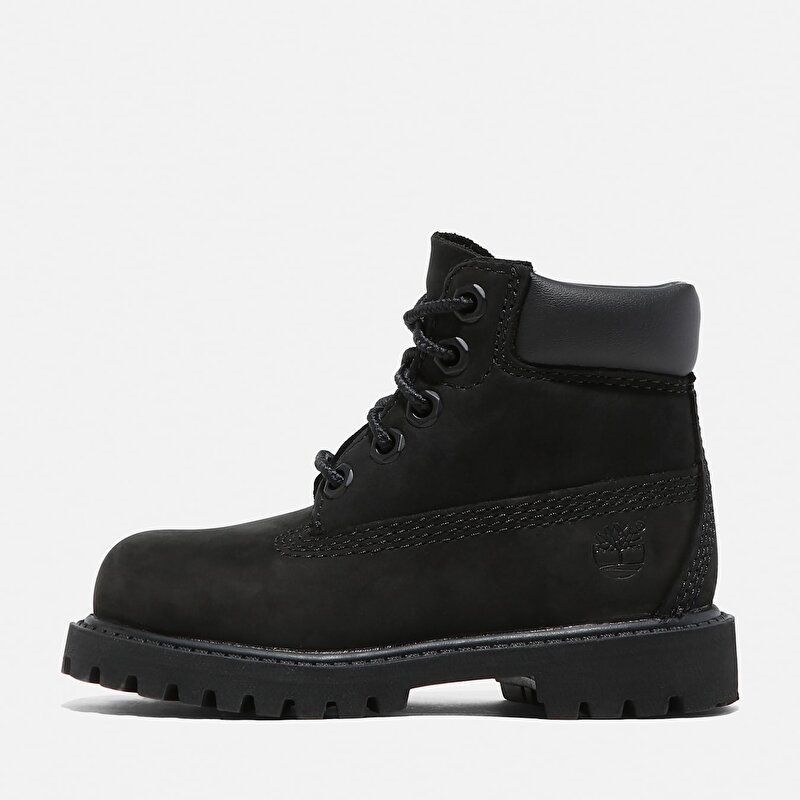Bebek Siyah Timberland Premium 6 Inch Su Geçirmez Bot