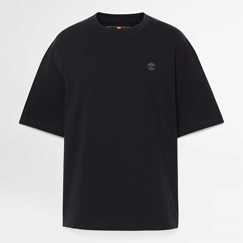 Erkek Siyah Dunstan River Kısa Kollu Tişört