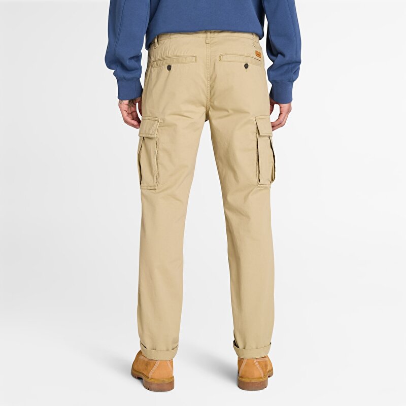 Erkek Bej Timberland® Brookline Fitilli Kargo Pantolon