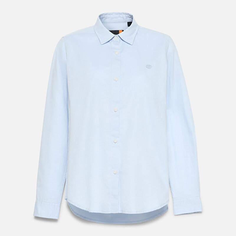 Kadın Mavi Timberland® Oxford Uzun Kollu Gömlek