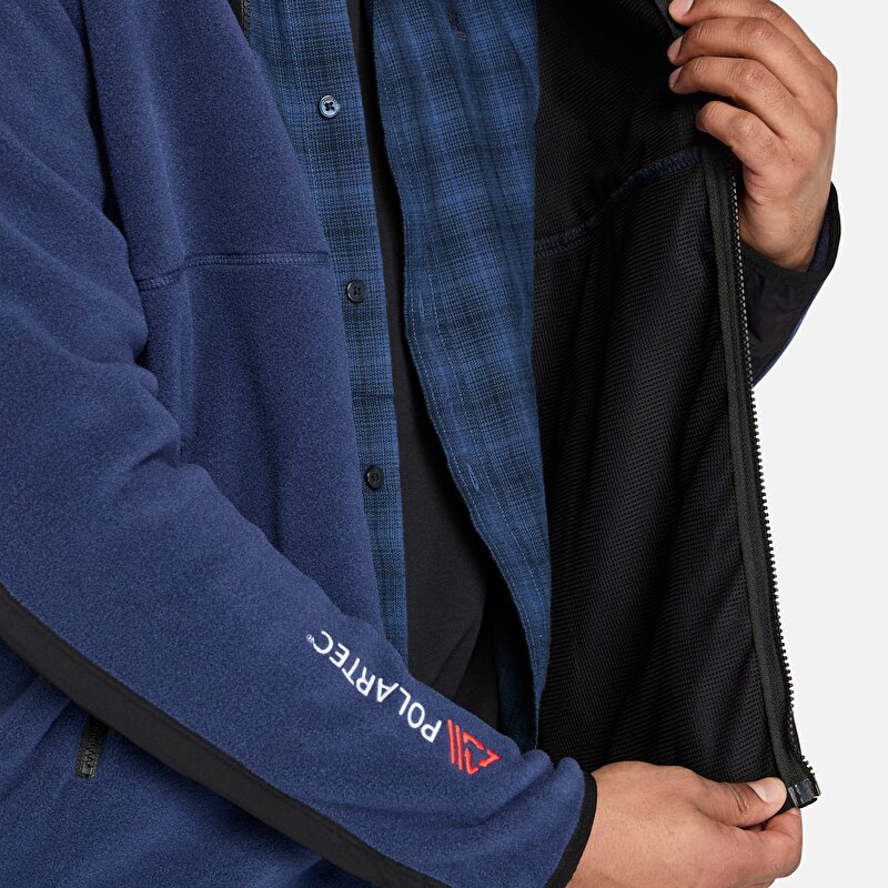 Erkek Koyu Mavi Sherburne Polartec® Polar Ceket