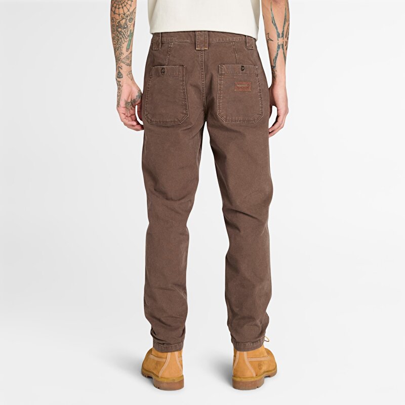 Erkek Kahverengi Goffstown Kanvas Pantolon