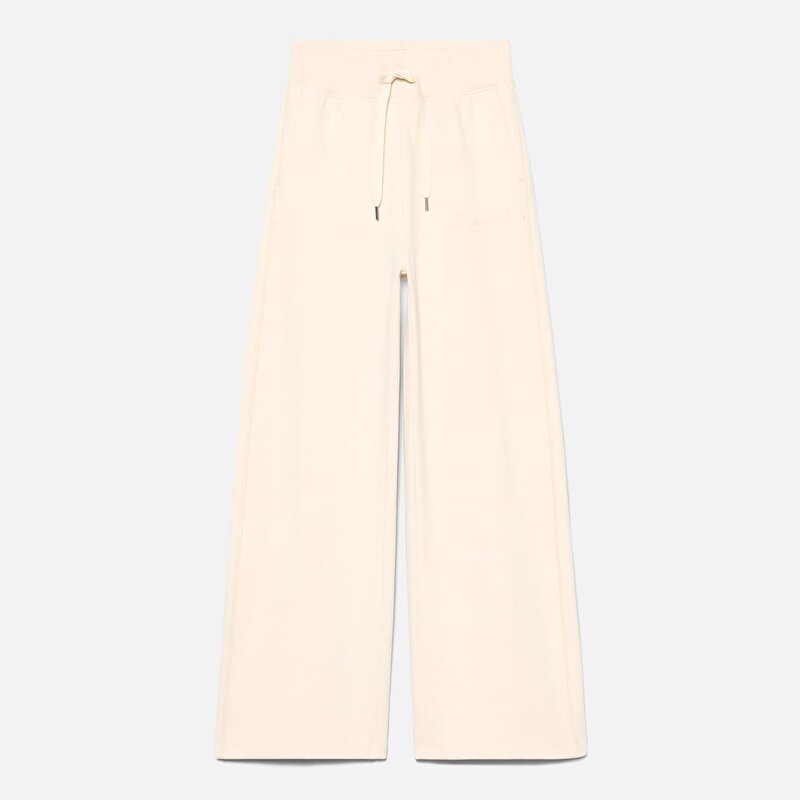 Kadın Bej Lush Comfort Palazzo Pantolon