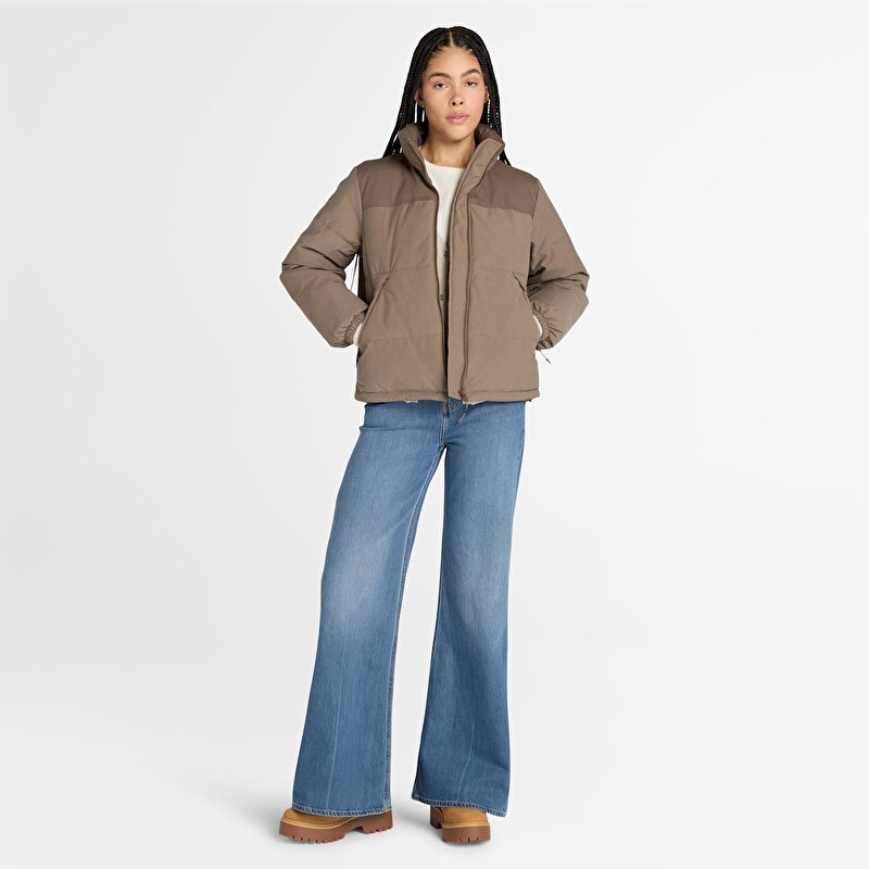 Kadın Kahverengi Welch Mountain Sentetik Yalıtımlı Şişme Mont