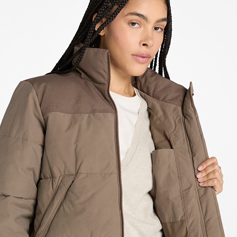 Kadın Kahverengi Welch Mountain Sentetik Yalıtımlı Şişme Mont