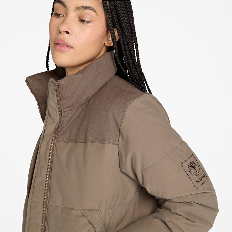 Kadın Kahverengi Welch Mountain Sentetik Yalıtımlı Şişme Mont