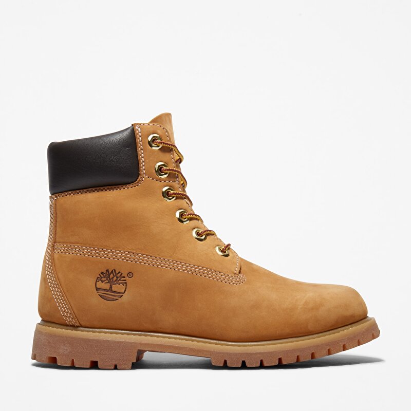 Kadın Sarı Timberland Premium 6 Inch Su Geçirmez Bot