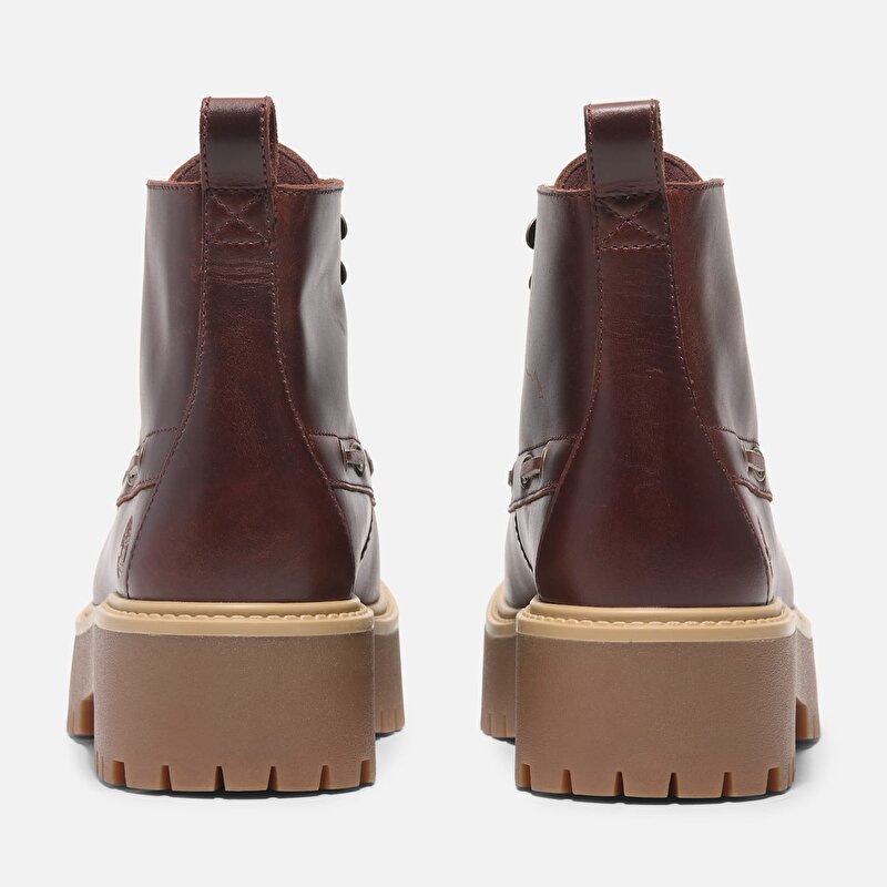 Kadın Koyu Kırmızı Stone Street Platform Püsküllü Bot