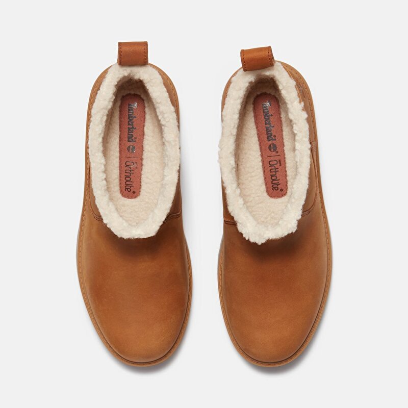 Kadın Kahverengi Stone Street Sıcak Tutan Astarlı Platform Bot