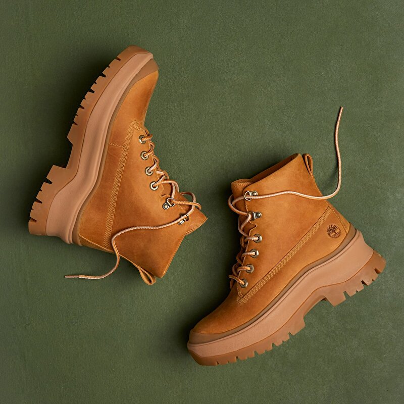 Kadın Sarı Roxie Lane Boğazlı Bağcıklı Bot