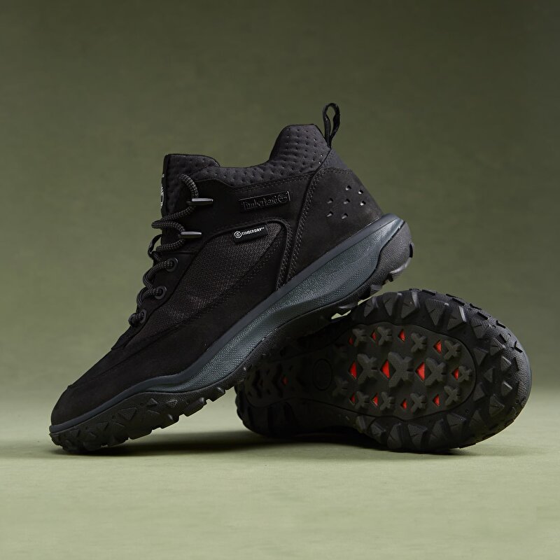 Erkek Siyah TimberCush™ Motion 7 Bağcıklı Spor Ayakkabı