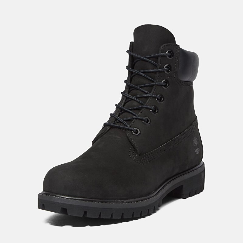 Erkek Siyah Timberland Premium 6 Inch Su Geçirmez Bot