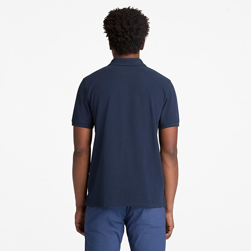 Erkek Millers River Pique Lacivert Polo Yaka Tişört