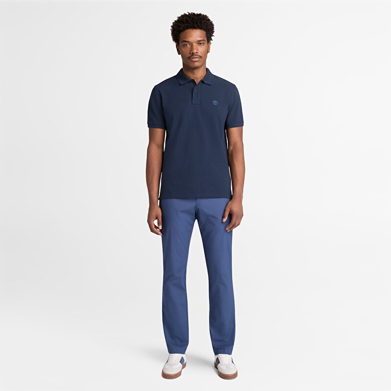Erkek Millers River Pique Lacivert Polo Yaka Tişört