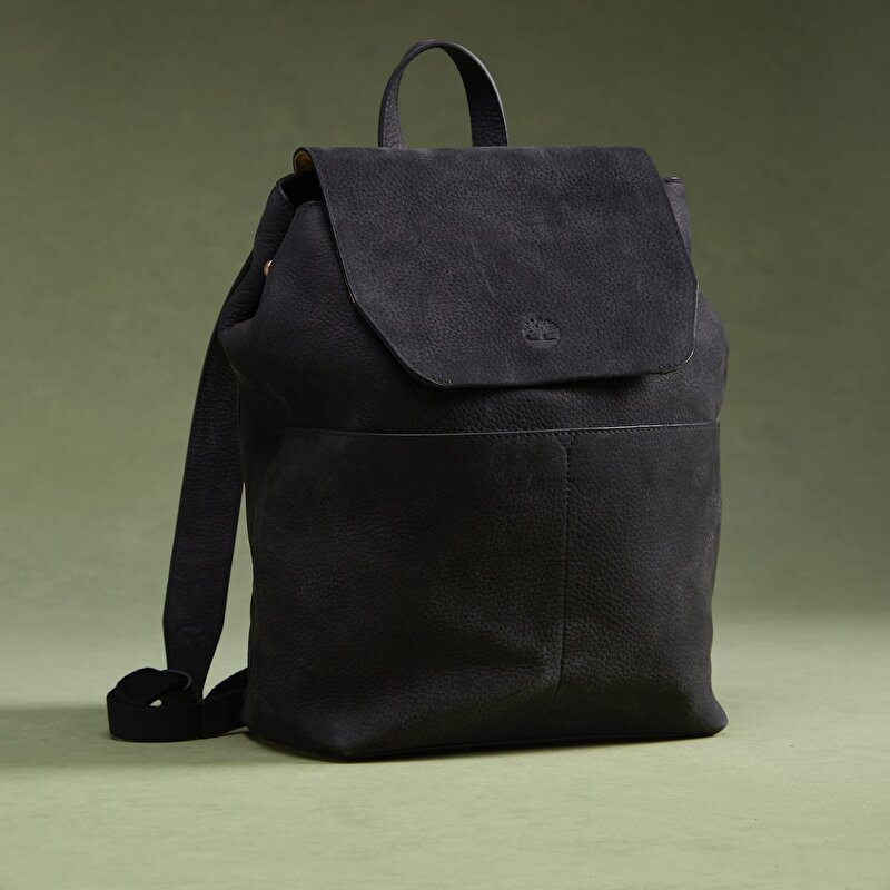 Kadın Yumaşak Deri Siyah Sırt Çantası