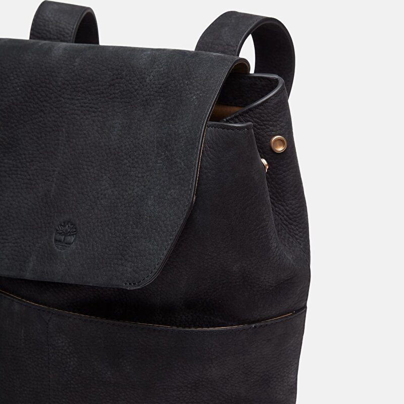 Kadın Yumaşak Deri Siyah Sırt Çantası