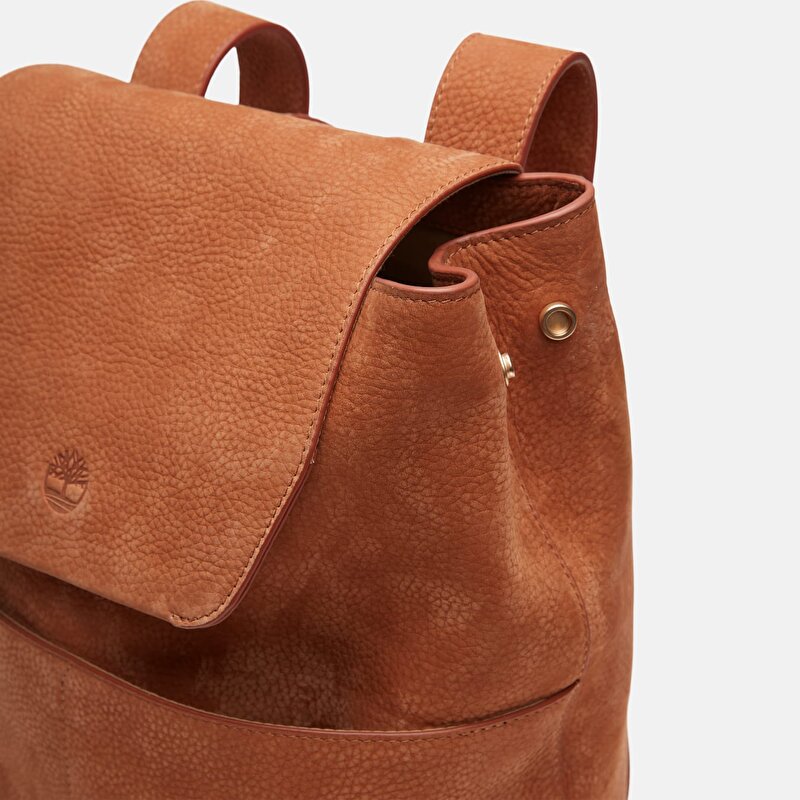 Kadın Yumaşak Deri Kahverengi Sırt Çantası