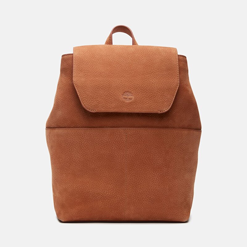 Kadın Yumaşak Deri Kahverengi Sırt Çantası