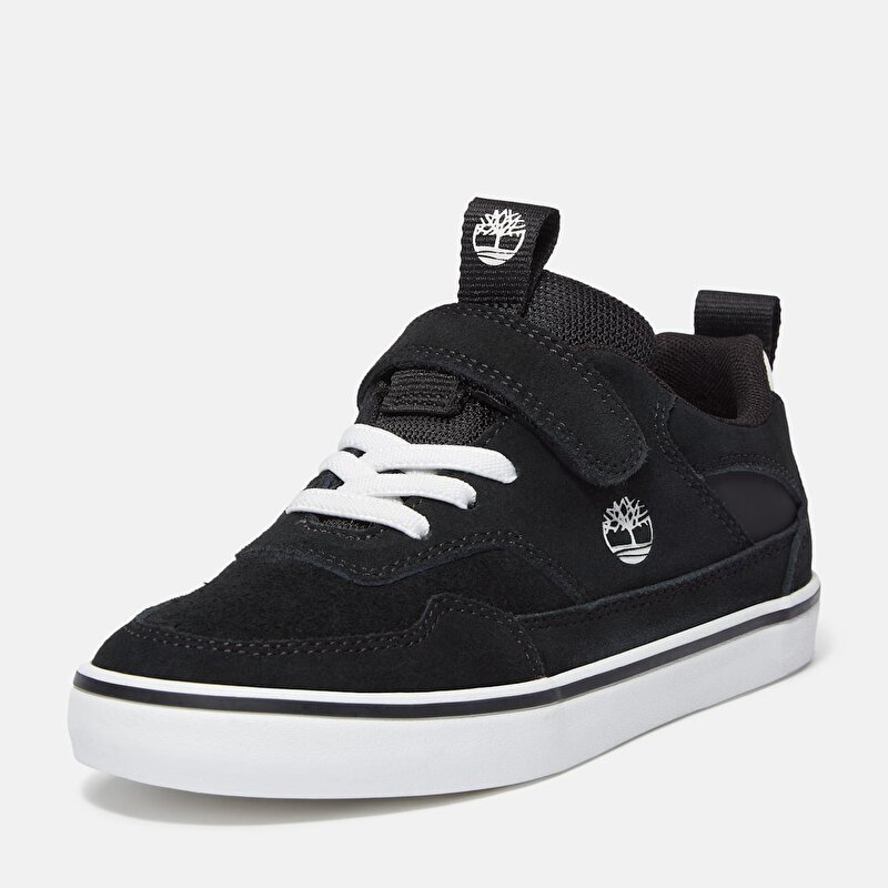 Bebek Stone Jump Siyah Cırtcırtlı Spor Ayakkabı