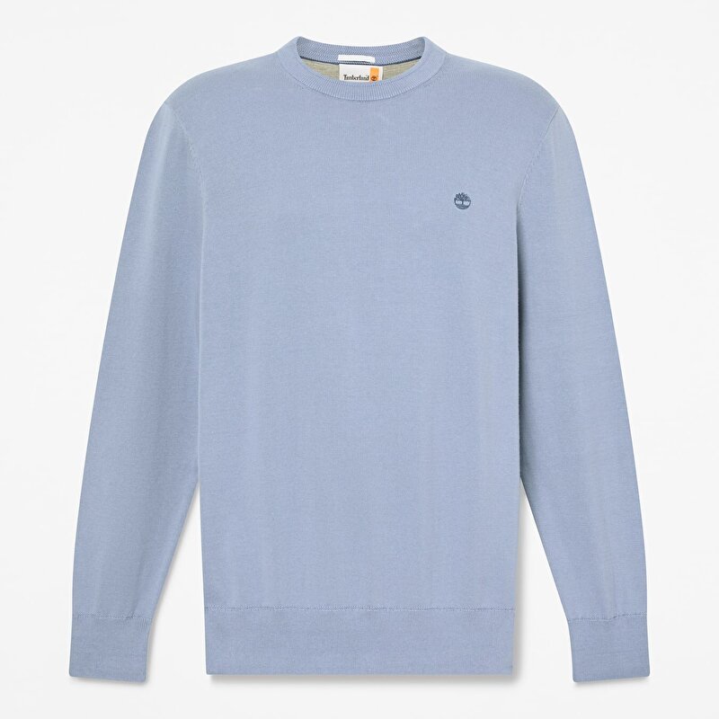 Erkek Williams River Mavi Pamuklu Kazak