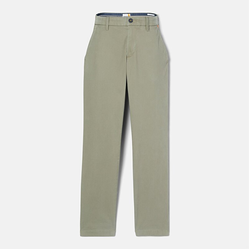 Erkek Yeşil Claremont Twill Slim Chino Pantolon