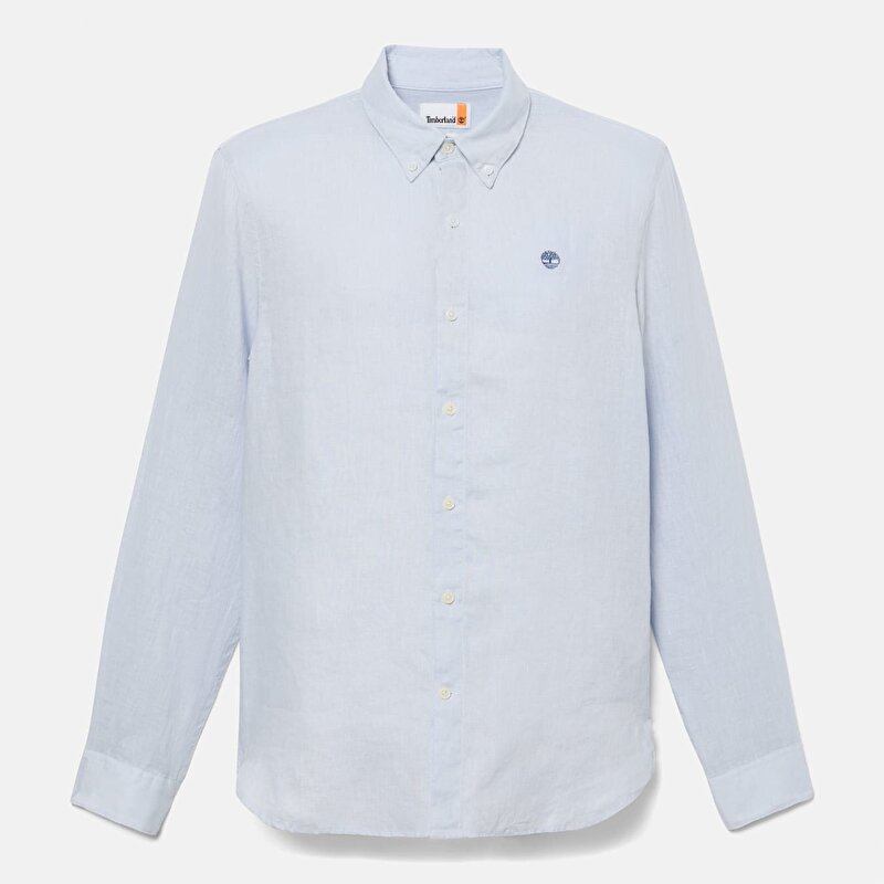 Erkek Gri Mill Brook Keten Gömlek