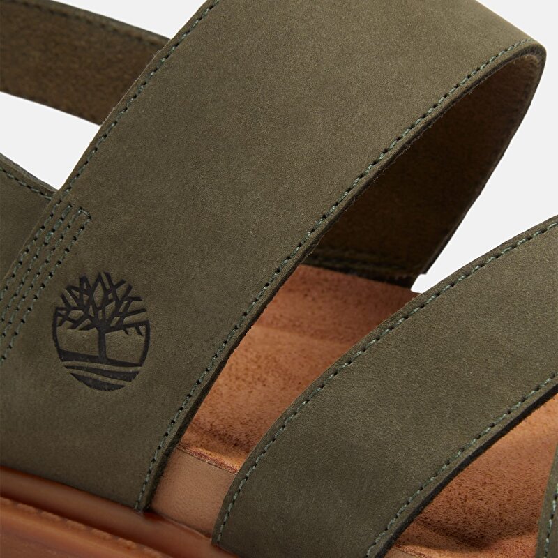 Kadın Clairemont Way Koyu Yeşil Arkadan Bantlı Sandalet