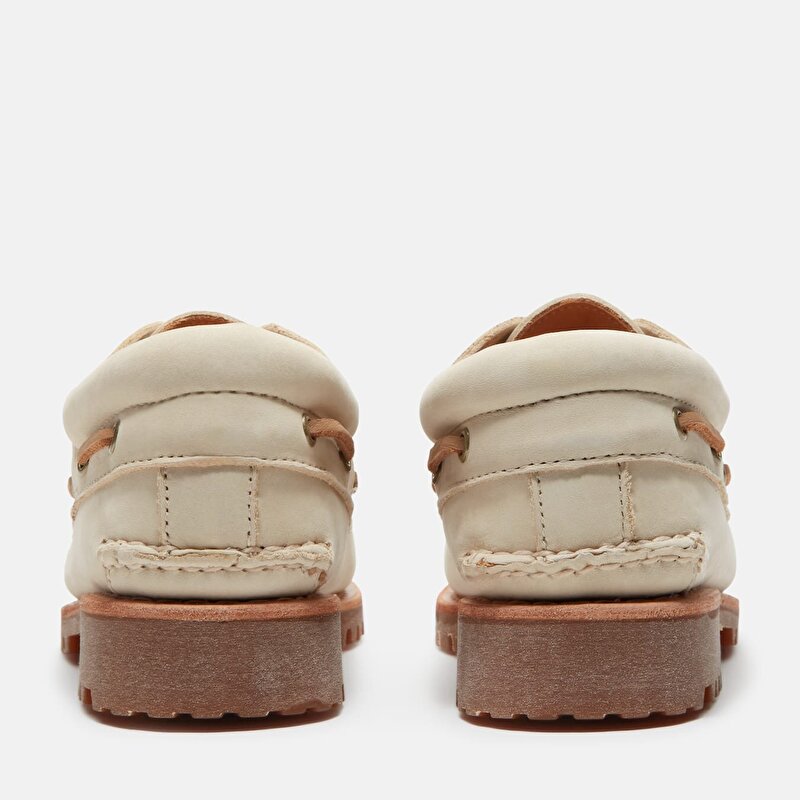 Erkek Timberland® Lake House 3 Delikli Açık Bej Tekne Ayakkabısı