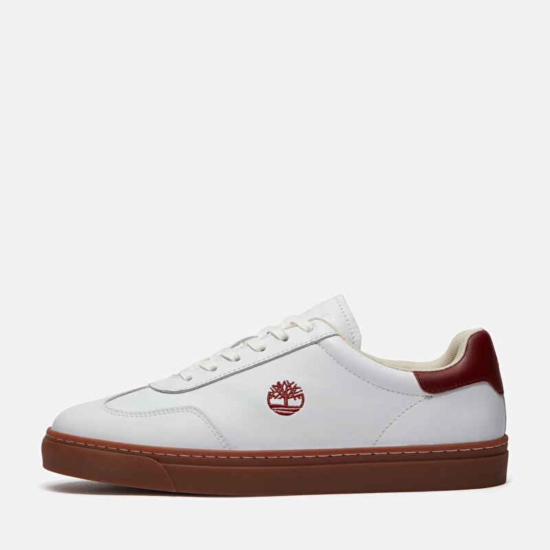 Erkek Lisbon Essential Beyaz/Koyu Kırmızı Spor Ayakkabı