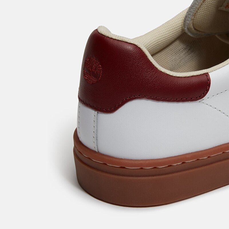 Erkek Lisbon Essential Beyaz/Koyu Kırmızı Spor Ayakkabı