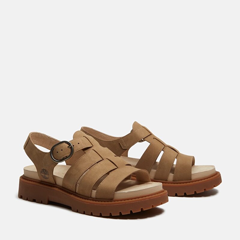 Kadın Clairemont Way Fisherman Bej Sandalet