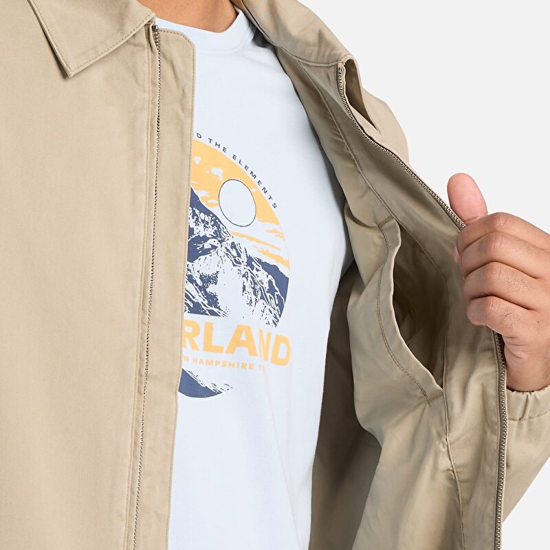 Erkek Pamuklu Hafif Gri Ceket