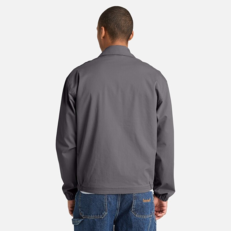 Erkek Siyah Pamuklu Hafif Ceket