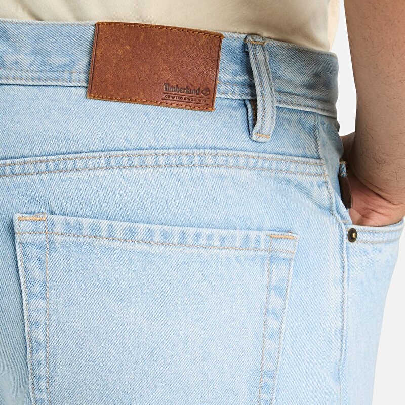 Erkek Authentic Açık Mavi Denim Pantolon