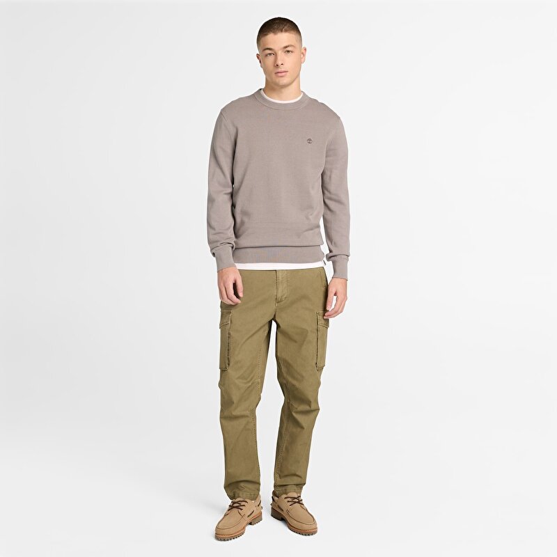 Erkek Bedford Kahverengi Kargo Pantolon