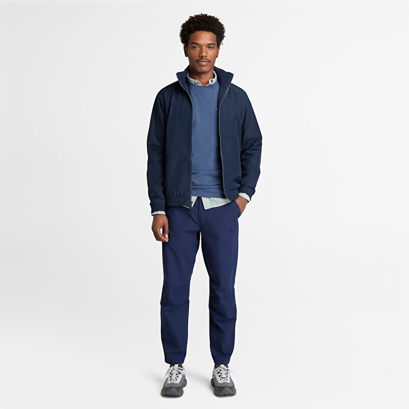 Erkek Koyu Yeşil Uzun Kollu Çizgili Gofre Gömlek