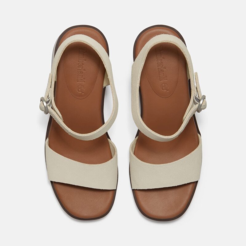 Kadın Bellevaux Arkadan Bantlı Açık Bej Sandalet