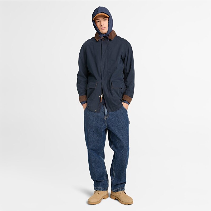 Erkek Merrymack River Koyu Mavi Kapüşonlu