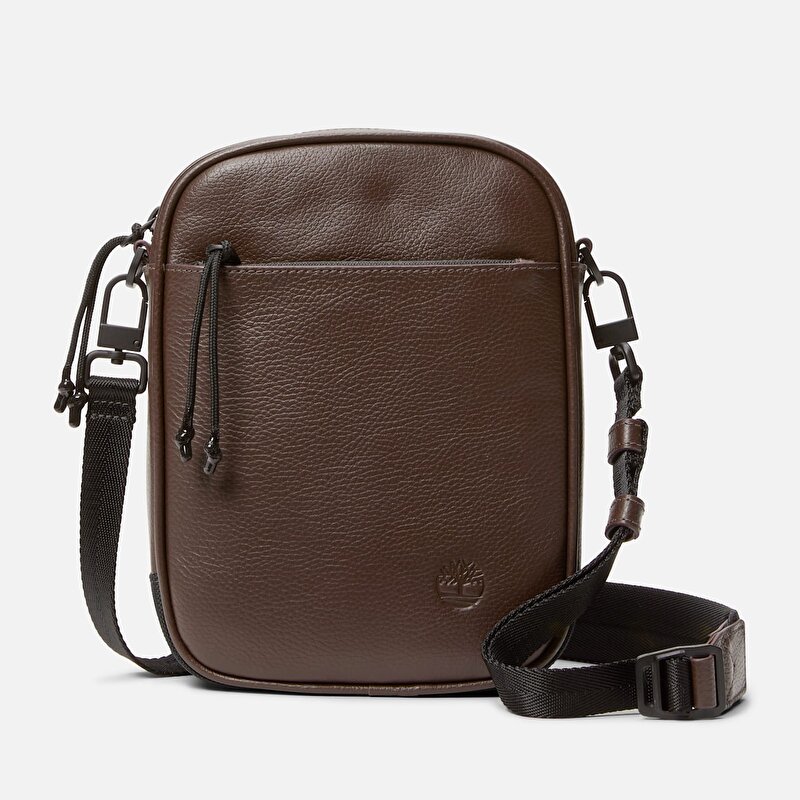 Tuckerman Koyu Kahverengi Deri Çapraz Askılı Çanta