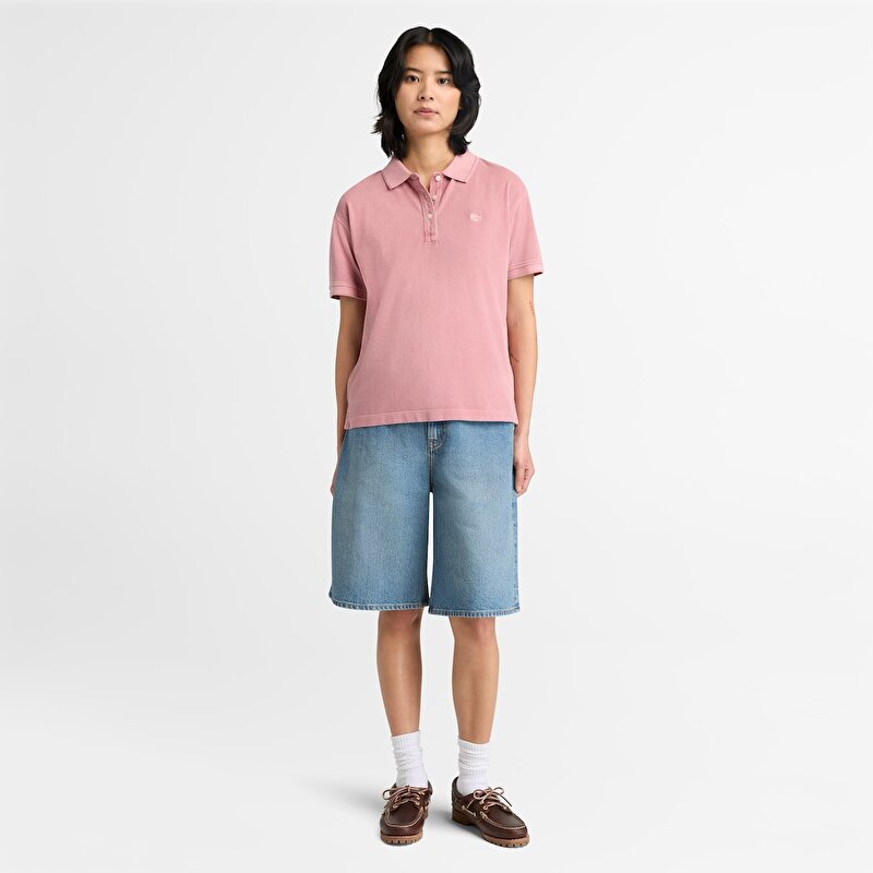 Kadın Gri Denim Şort