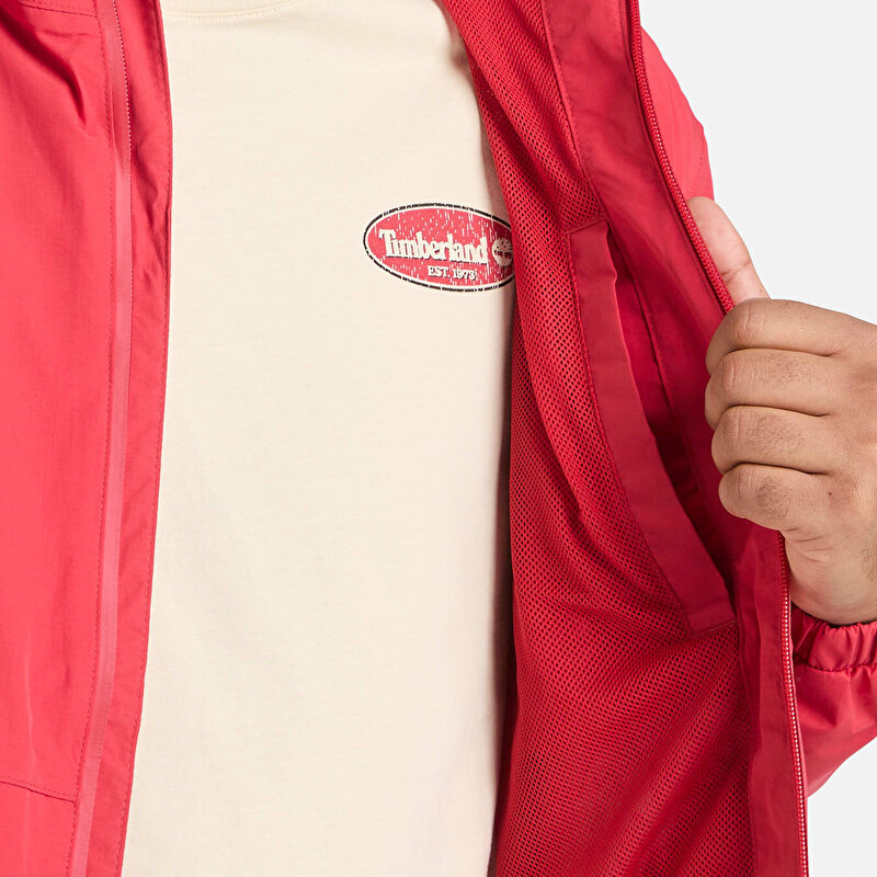 Erkek Winnick Kırmızı Su Geçirmez Katmanlı Mont