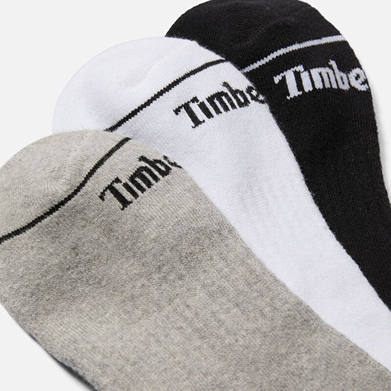 Bowden 3'lü Tam Yastıklı Görünmez Çok Renkli Çorap Paketi