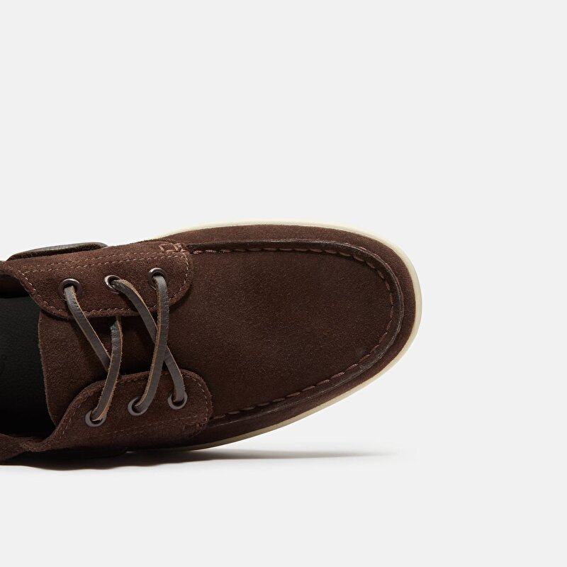 Erkek Timberland® Portofino Pier Koyu Kahverengi Tekne Ayakkabısı