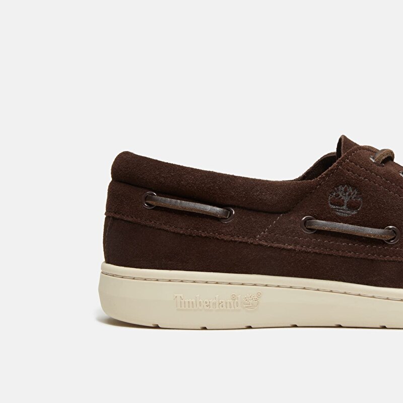 Erkek Timberland® Portofino Pier Koyu Kahverengi Tekne Ayakkabısı