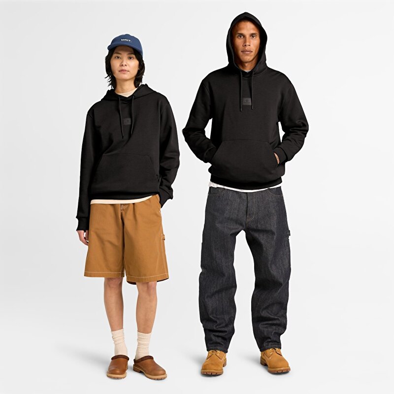 Unisex Silikon Armalı Siyah Kapüşonlu