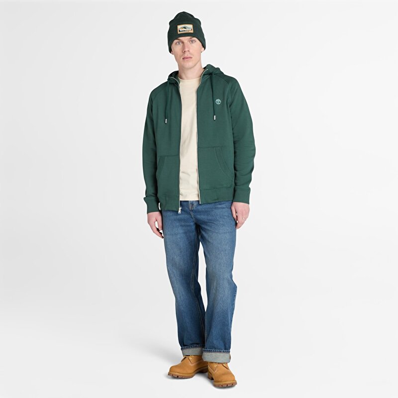 EXETER RIVER Brushed Back Full Zip Hoodi